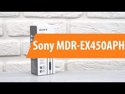 Наушники Sony MDR-EX450APH серый - Видео