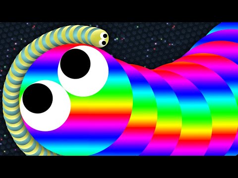 SLITHER.IO - EPIC SLITHER.IO SNAKE GAMEPLAY - MARIO SKIN VS SONIC SKIN - RECORD