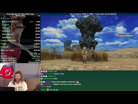 Final Fantasy XII: The Zodiac Age Platinum Trophy RTA Speedrun 9:38:04