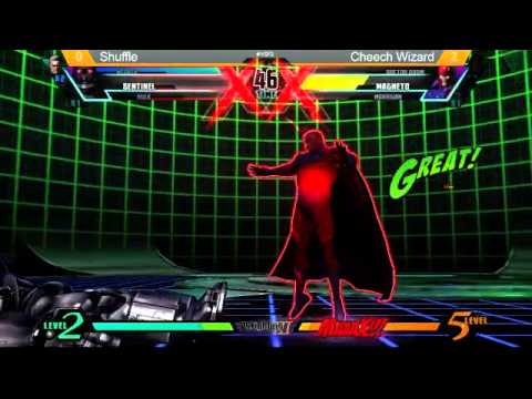 VSFighting III - UMVC 3: Shuffle Vs Cheech Wizard (Winners Bracket Match)