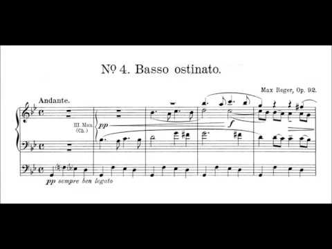 Reger: Basso ostinato op. 92 Nr. 4