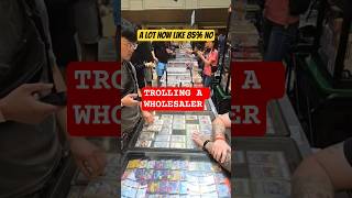 TROLLING WHOLESALERS! #pokemonvendorpov #pokemon #pokemoncards