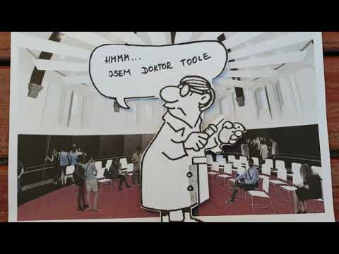 Pavel Kantorek celoroční kalendář komiksů Profesor Kraus