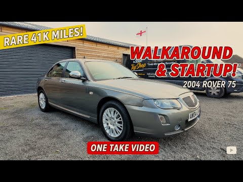 Rover 75 Connoisseur SE CDTi Auto - Low miles Walkaround & Startup this classic 2 owner car