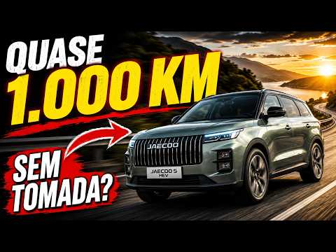 🚨 JAECOO 5 HEV ENTREGA 224 CV E 15,5 KM/L — O CONSUMO QUE COLOCA SUVs A GASOLINA CONTRA A PAREDE 🚨