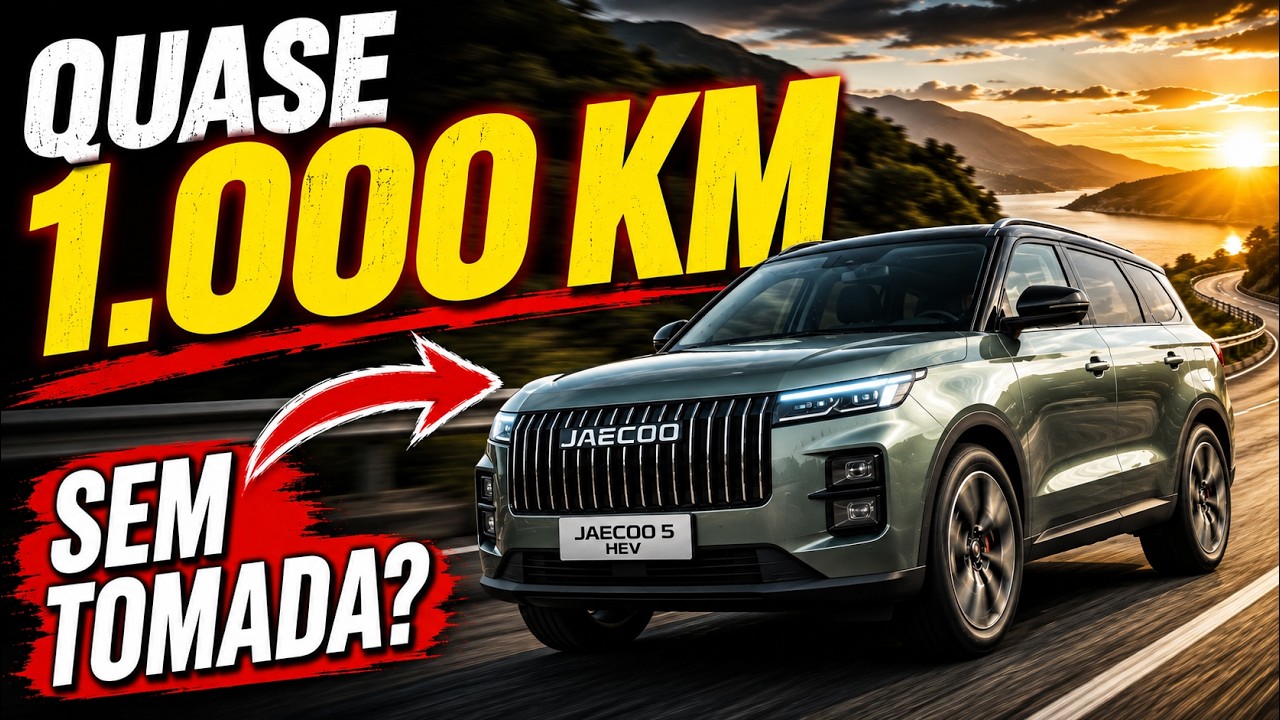 🚨 JAECOO 5 HEV ENTREGA 224 CV E 15,5 KM/L — O CONSUMO QUE COLOCA SUVs A GASOLINA CONTRA A PAREDE 🚨