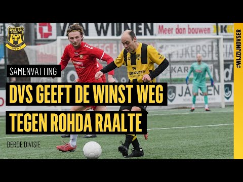 DVS GEEFT DE WINST WEG TEGEN ROHDA | Samenvatting - Derde Divisie