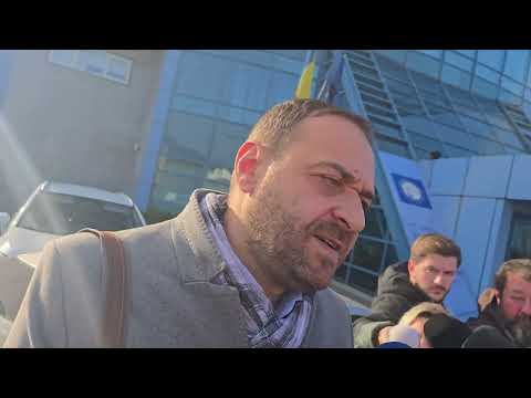 Besu Laurențiu leaving the Supreme Court of Romania, where he held an interview for appointment a...