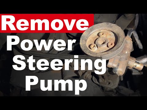 VW Power Steering Pump Removal