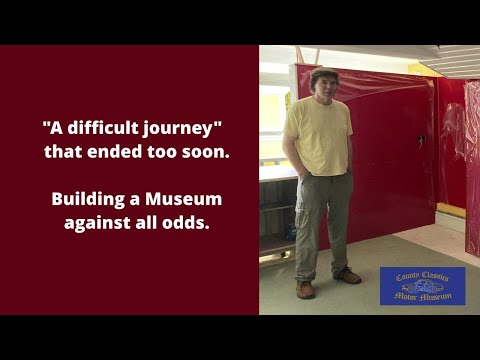 COUNTY CLASSICS MOTOR MUSEUM. PAT HAWKINS.  "A DIFFICULT JOURNEY" THAT ENDED TOO SOON.