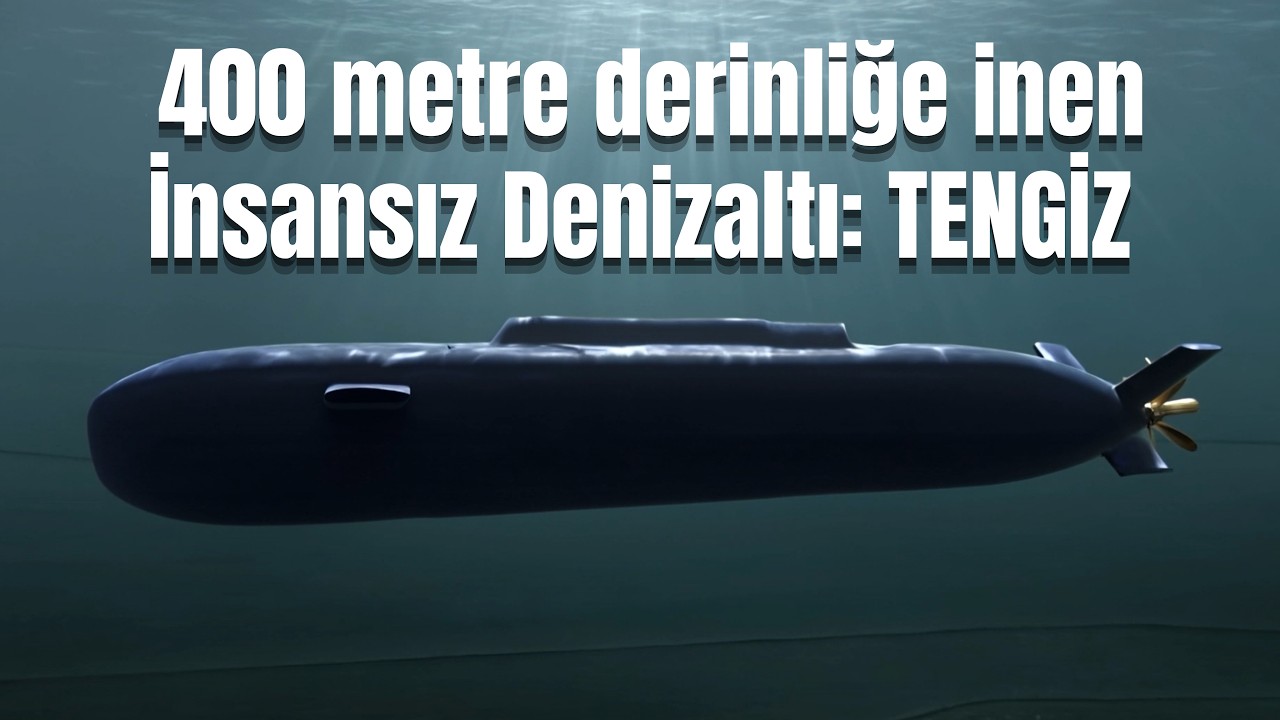 STM’den 400 metre derinliğe inen İnsansız Denizaltı: TENGİZ