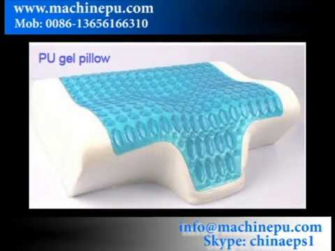 Pu memory foam cooling gel pillow making production line