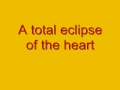 Glee, Total Eclipse Of the Heart with Lyrics 