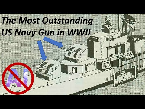 US Navy Dual Purpose 5 inch 38 caliber Gun- The Best Long Range Anti-Aircraft Gun of WWII