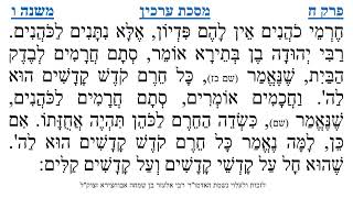 מסכת ערכין פרק ח משנה ו