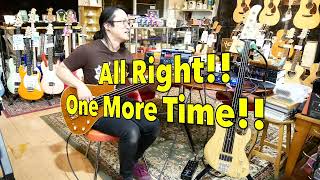 Video thumbnail for 【材が導くフレットレスの自由】Crews Jackson 4 Ash / Jackson 4 MH with aguilar AG700 V2 by Hoochies SidePark