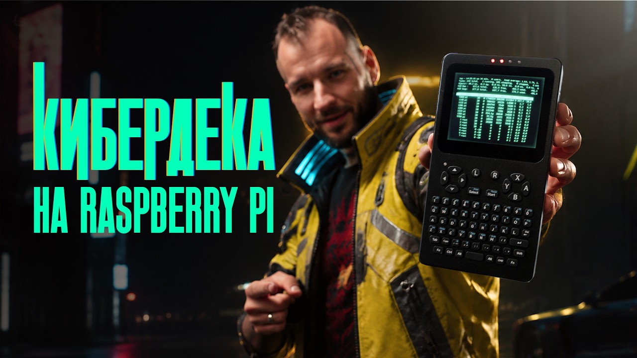 Кибердека из будущего на Raspberry Pi. Waveshare PocketTerm 35
