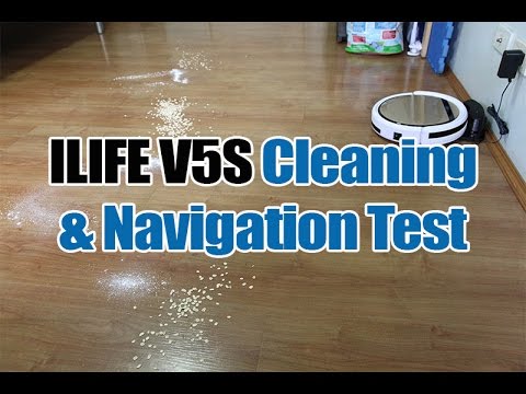 Chuwi ILIFE V5S (or the V5 Pro) Cleaning Test (and Navigation)