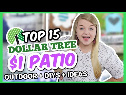 15 Genius DOLLAR TREE Outdoor DIYS + Patio Decor Ideas (incredible DIYS and HACKS!) 2023