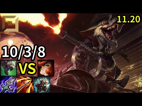 Twitch ADC vs Miss Fortune - KR Master | Patch 11.20