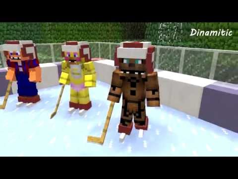 FNAF vs Mobs: Ice Hockey - Monster School (Minecraft Animation)