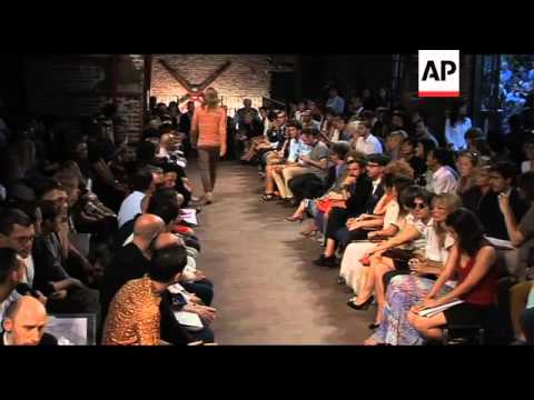 Angela Missoni shows summer 2012 collection in Milan