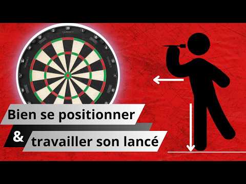 Bien se positionner et travailler son lancé aux fléchettes