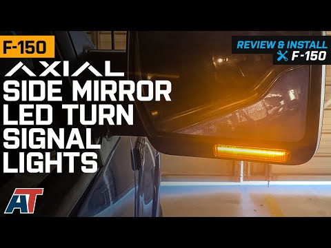 2004-2014 F150 Axial Side Mirror LED Turn Signal Lights; Smoked Review & Install