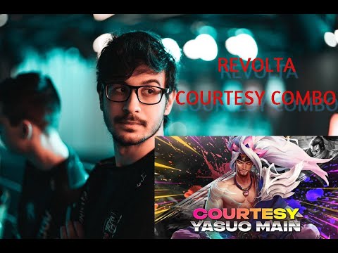 REVOLTA REACT COURTESY 50K DE INSCRITOS  COMO O MELHOR YASUO DO MUNDO REALMENTE JOGA