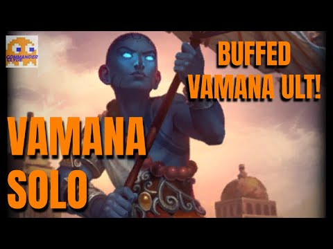 BUFFED VAMANA IN THE SOLO LANE | Vamana Solo - SMITE Ranked Conquest