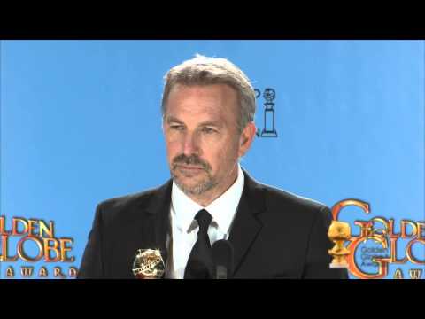 Kevin Costner - backstage interview - Golden Globes 2013