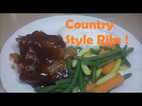 Country Style Pork Ribs in Cosori Crock Pot Slow Cooker