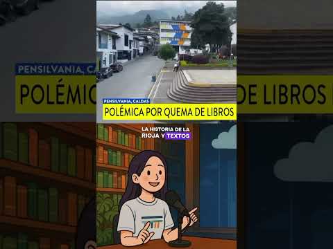 Pensilvania Caldas (agosto de 2022), quema de libros por orden del alcalde. #biblioclastia