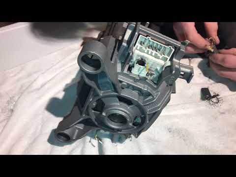 How to replace Carbon Brushes on a Bosch/Siemens Washing Machine