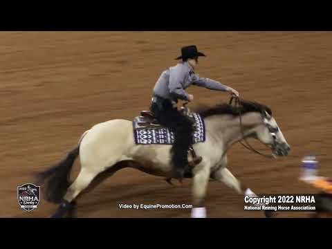 Gunners Deja Girl and Daniel Cruz at 2022 NRHA Derby (full run)