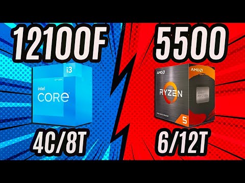 i3 12100F vs R5 5500 | Game Test Benchmarks