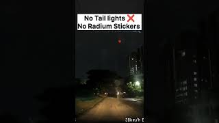 No Tail lights Dangerous Trucks At Night ❌🚥😲