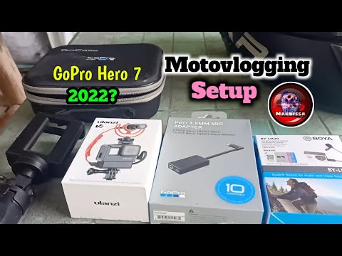 Go Pro hero 7 | Mic Adapter | Ulanzi Case | Boya Mic | Motovlogging Set up | Solano
