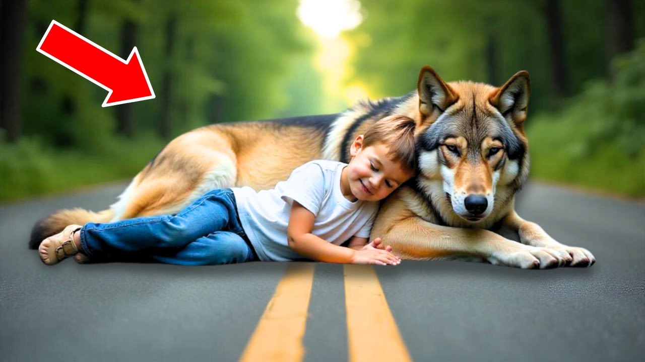 Father Throws His Baby On Desert Road, But What The Wolf Does Next Will Change Everything