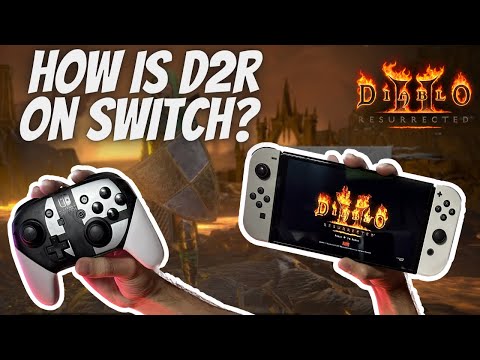 What it's like playing D2R on CONSOLE - Diablo 2 Resurrected on Nintendo Switch OLED - Patch 2.5