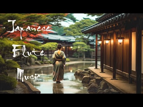 Rainy Day in a Serene Ancient Temple - Japanese Zen Music For Soothing - Meditation, Healing