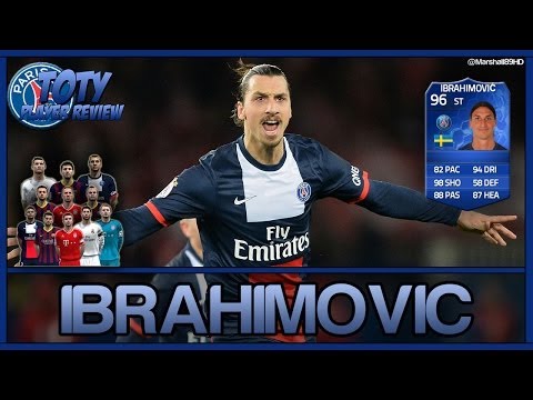 FIFA 14 UT - Ibrahimovic TOTY Player Review || 96 Team of the Year Ultimate Team (Blue Card)
