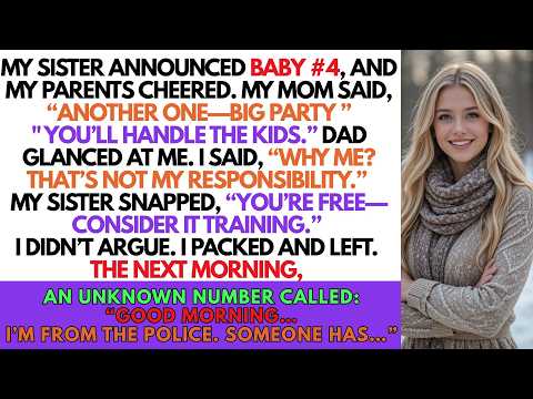 My Sister Announced Baby #4.My Parents Decided I’d Babysit My Sister’s  Baby .When I Said No,They...