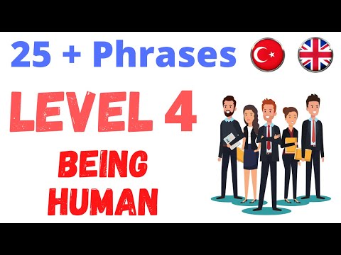 Learn Turkish Level 4 || Being Human || 25+ Phrases in Turkish || My Language Notebook