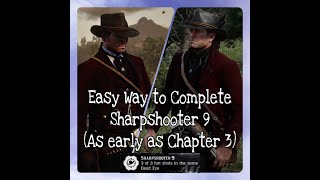 RDR2: Easy No Bounty Method for Sharpshooter Challenge 9 (Three Hats in Deadeye)