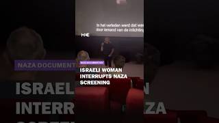 Download lagu Israeli woman interrupts NAZA documentary screening in the Netherlands mp3