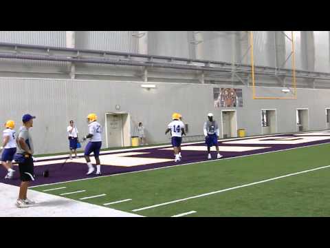 LSU Football Practice 8.4.2011 - Running Backs