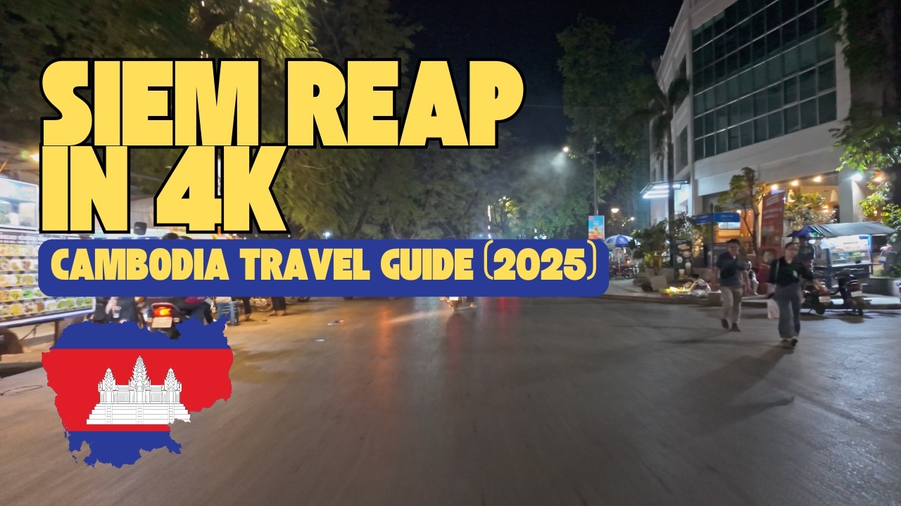 Exploring Siem Reap in 4K | Cambodia Travel Guide (2025)