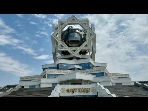 Unedited Driving Tour of Ashgabat, Turkmenistan 🇹🇲