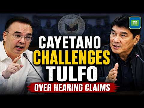 Alan Cayetano Hits Back at Erwin Tulfo Over Missing Senators in Flood Control Hearing